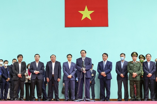Thủ tướng động viên Đoàn Thể thao Việt Nam, kiểm tra công tác chuẩn bị SEA Games 31